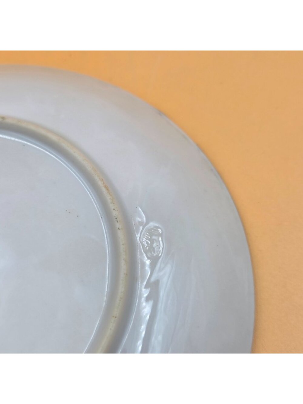 Vintage Japanese Satsuma Moriage Kannon Arhat Hand Painted Saucer Set 2 - Picture 6 of 12